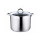 Oala din inox cu capac yena 15L Renberg RB-2263