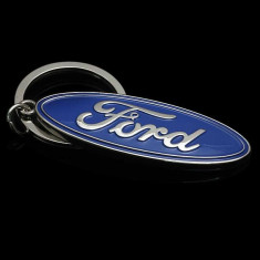 Breloc auto metal pentru Ford metal + cutie simpla cadou