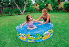 Piscina gonflabila pentru copii Intex Happy Animals 122x25cm*** foto