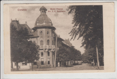 OLTENIA CORABIA HOTEL TRAIAN STRADA I.C. BRATIANU CIRCULATA 1925 foto