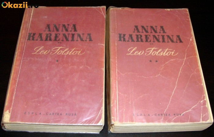 ANNA KARENINA - Lev Tolstoi / 2 volume, Alta editura, 1960 | Okazii.ro