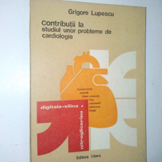 Contributii la studiul unor probleme de cardiologie Ed. Litera1984