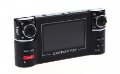 Camera Video Auto Carway Doua Camere FullHD 16gb Garantie 2ani Verificare Colet foto