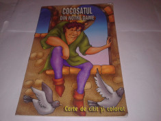 Cocosatul din Notre Dame - carte de citit si colorat - foto