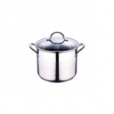 Oala din inox cu capac Bergner 6504 foto