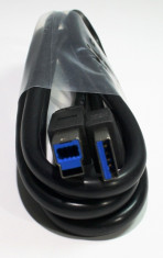 Cablu de date USB 3.0 de tip A la B , tata-tata, 1 metru, nou. foto