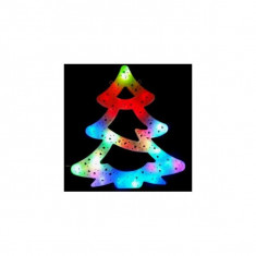 Ornament brad cu leduri multicolore foto