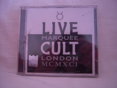 Vand cd audio Live Cult-Marquee.London.MCMXCI,original,raritate!-sigilat foto