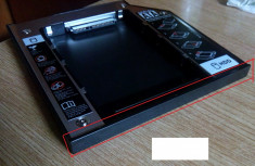 9.5mm SATA-SATA 2nd HDD, caddy SSD/HDD, adaptor rack . Universal, Fata dreapta foto