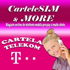 Cartela sim TELEKOM numar 076.44.12345 foto