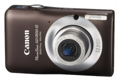 Canon PowerShot SD1300 IS + Husa + 2x baterii + card 4 GB foto