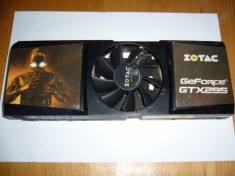 cooler+radiator pt zotac gtx295 gtx 295 singlepcb single pcb nu placa video foto