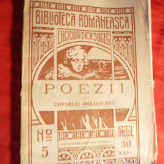 Corneliu Moldovanu - Poezii - Prima Ed. 1908 -Bibl. Romaneasca nr.5- Socec