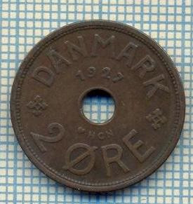 6005 MONEDA - DANEMARCA (DANMARK) - 2 ORE - ANUL 1927 -starea care se vede foto