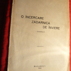 N. Iorga -O incercare zadarnica de inviere (a Partidului Consevator) - 1940