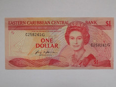 CARAIBE 1 Dollar 1983-1985 XF+++ foto