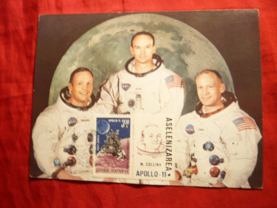 Maxima Cosmos -Apollo 11 - Aselenizarea -Armstrong , Collins ,Aldrin foto