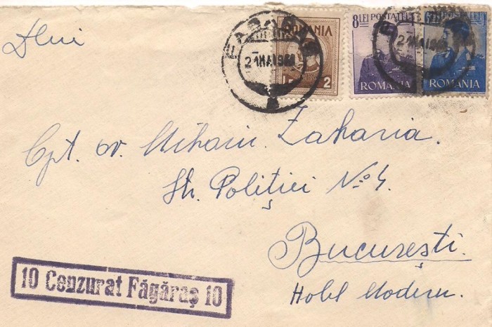 % plic scrisoare-Cenzura Fagaras 10