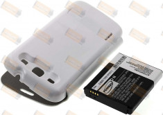 Acumulator compatibil Samsung Galaxy S3 4200mAh alb foto