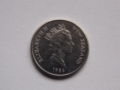 5 CENTS 1986 NEW ZEALAND foto