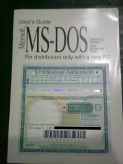 Carte Microsoft MS-DOS foto