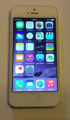 Iphone 5 silver 16GB ORANGE RO 10/10 cutie si accesorii foto