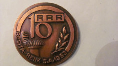 MMM - Medalie Romania &amp;quot;Resita - RENK S.A. 1983 / 10 RRR&amp;quot; bronz foto