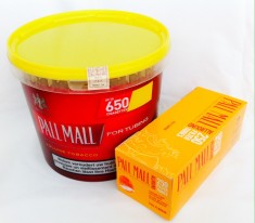 Tutun + tuburi Pall Mall, la galeata de 325 gr; tutun firicel pt.injectat, rulat foto