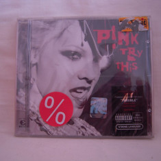 Vand cd audio Pink-Try This,original,raritate!-sigilat