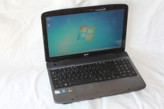 laptop ACER ASPIRE 5538ZG, 15.6 LCD /T6600 2. /4gb ddr3/ 320gb/ nvidia G105M foto