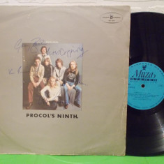 PROCOL HARUM - Procol's ninth 1975 disc VINIL LP / VINYL cu autografe