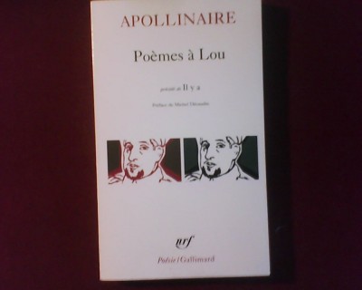 Guillaume Apollinaire Poemes a Lou precede de Il y a foto