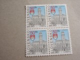 Slovacia 2001 arhitectura MI 393 bloc de 4 MNH w02