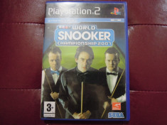 Joc World Snooker Championship 2007, PS2, original, alte sute de jocuri! foto