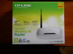 Router Wireless N Antena 5 dBi TP-LINK TL-WR740N NOU Cu Garantie foto