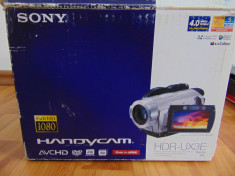 camera video full HD Sony HDR-UX3E +TELECOMANDA + TOATE ACCESORIILE foto
