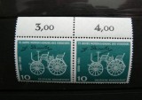 GERMANIA 1961 - AUTOMOBIL DEIMLER BENZ, timbru PERECHE MNH, DB12, Transporturi, Nestampilat