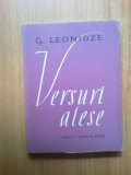 n2 Versuri alese - G. Leonidze