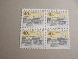 Slovacia 2001 arhitectura MI 395 bloc de 4 MNH w02