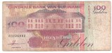 SURINAME 100 GULDEN 1991 U