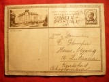 Carte Postala ilustrata cu 6 lei Carol II , circ. 1937 -Hotel Palace Govora