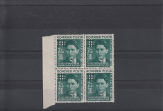 ROMANIA 1940 LP 142 II CODREANU PA, BL DE 4, MNH - LOT 1 RO foto