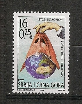 Serbia si Muntenegru.2004 Campanie impotriva terorismului MS.312 foto