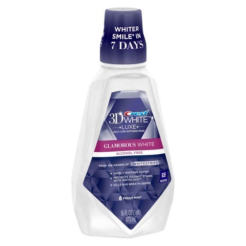 Apa de Gura CREST 3D Glamorous White - 473ml Apa de Gura CREST 3D Glamorous White - 473ml