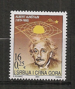 Serbia si Muntenegru.2004 125 ani nastere A.Einstein-fizician MS.314 foto