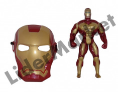 Masca si jucarie Iron Man foto