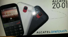 Alcatel OneTouch 2001 20.01 Negru Pt Seniori Nou Cutie ne-desigilata foto