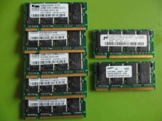 Memorie laptop SODIMM DDR1 256MB PC2700 333MHz foto