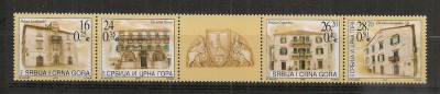 Serbia si Muntenegru.2004 Arhitectura-streif MS.325 foto