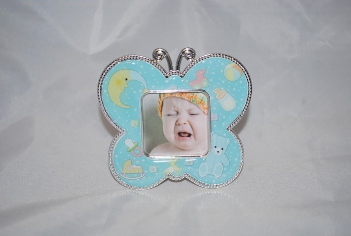 Marturii Botez Rama Foto Cu Magnet Model Fluture Cel Mai Mic Pret
